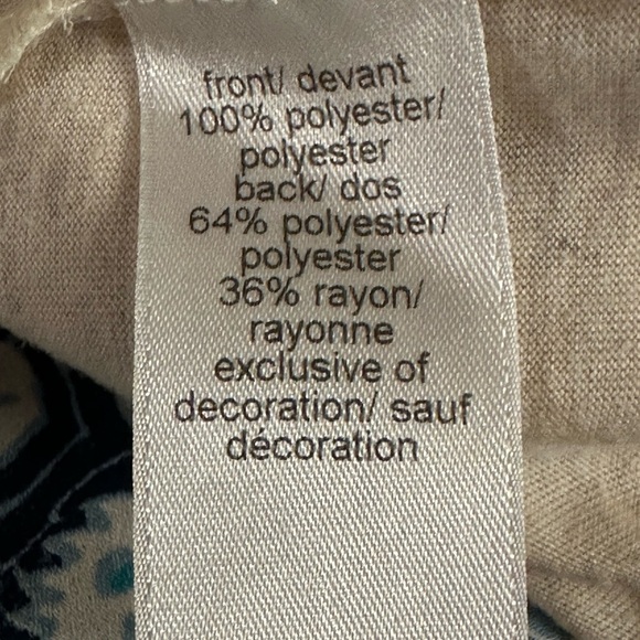 Maurices Tank Top Women's Small Floral  Lace Crochet Accent Boho Chic Cream Blue - Picture 8 of 9